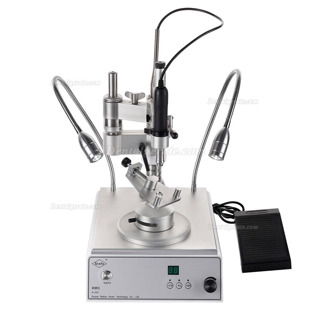 Srefo Srefo R-2007 Dentallabor Pr&auml;zisions Fr&auml;sger&auml;te und Parallelometer mit 50K Handst&uuml;ck